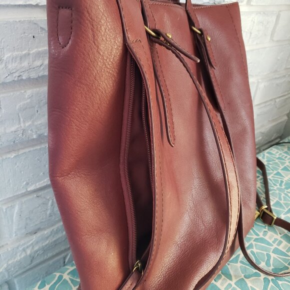 Fossil Camilla leather backpack"" - Picture 3 of 4